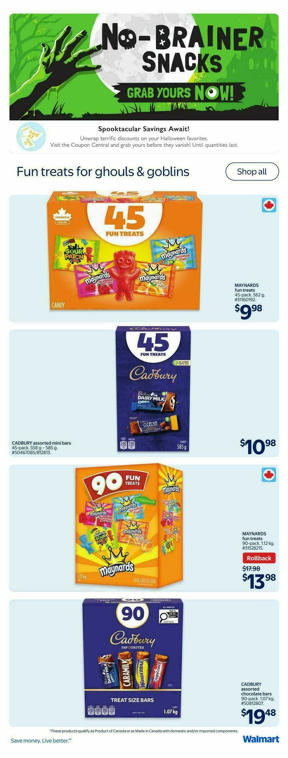 Walmart Flyer from October 2