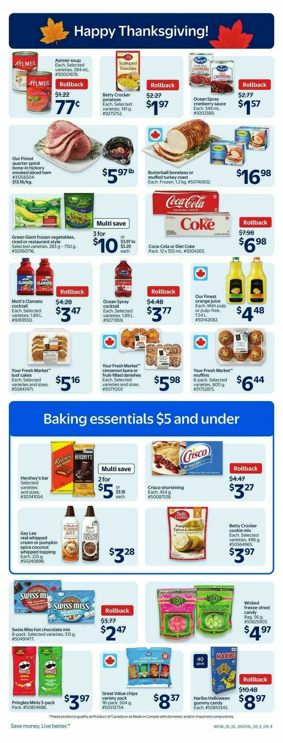 Walmart Flyer from October 2