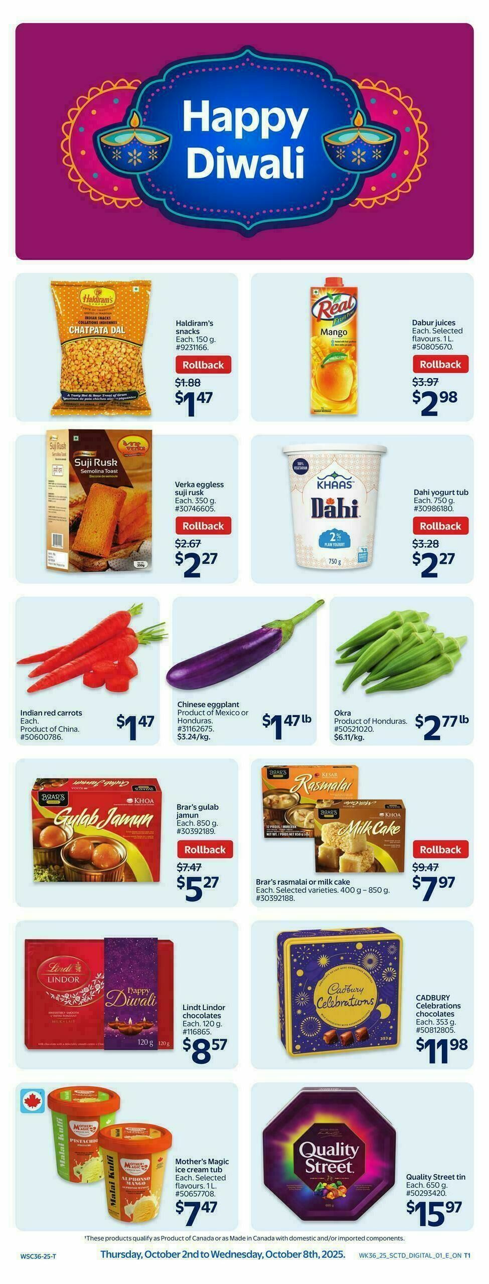Walmart Flyer from October 2