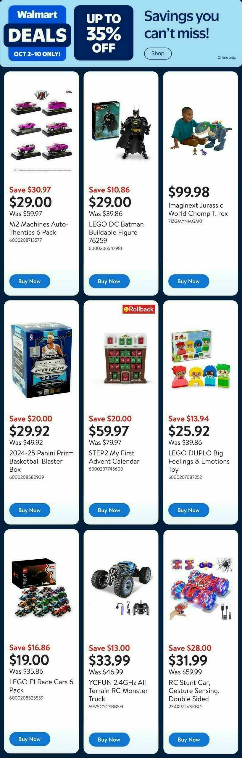 Walmart Deals Flyer from October 2