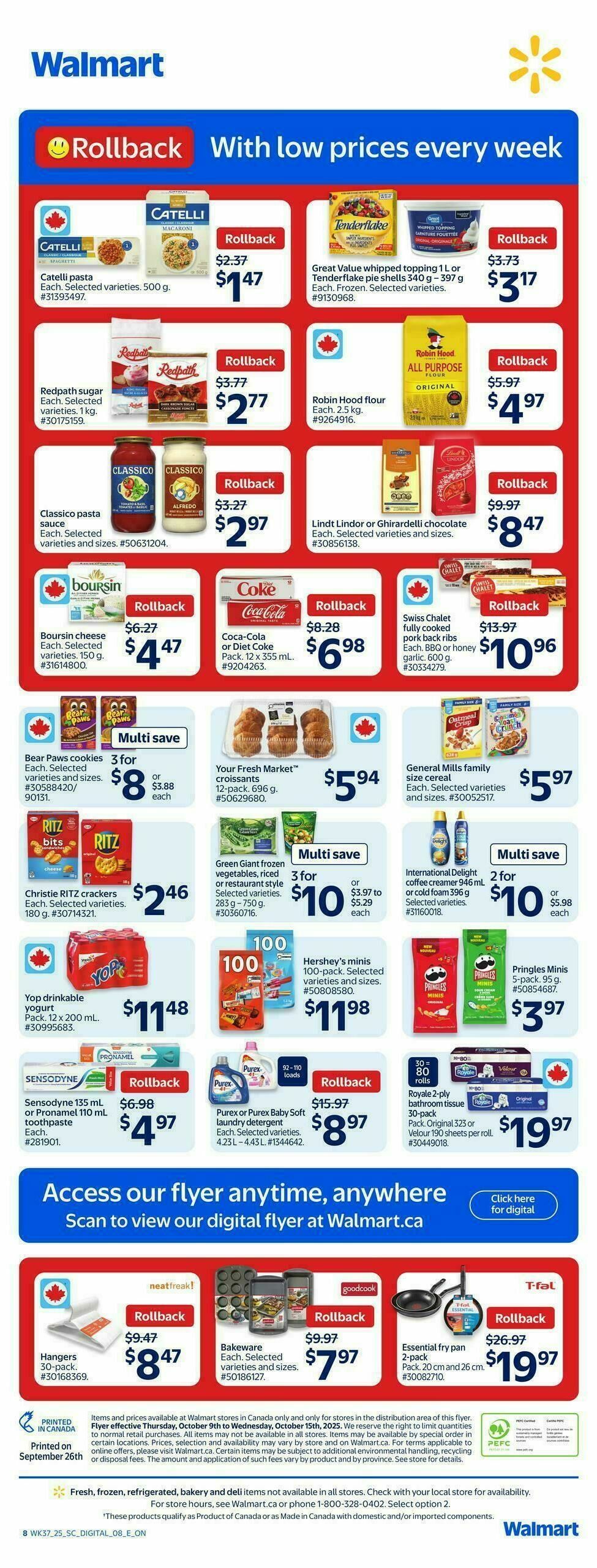 Walmart Flyer from October 9