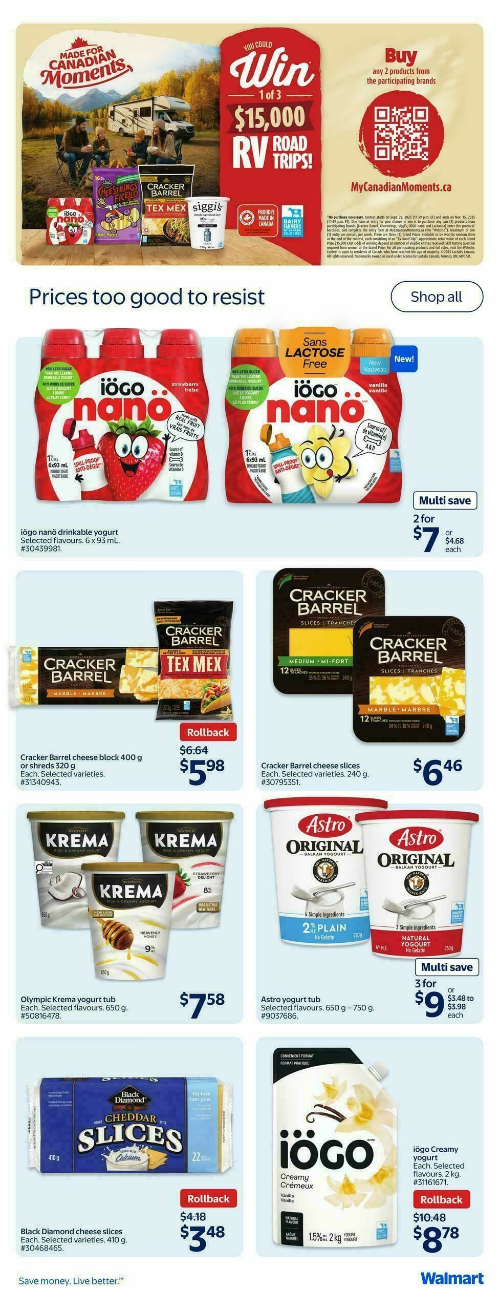 Walmart Flyer from October 9