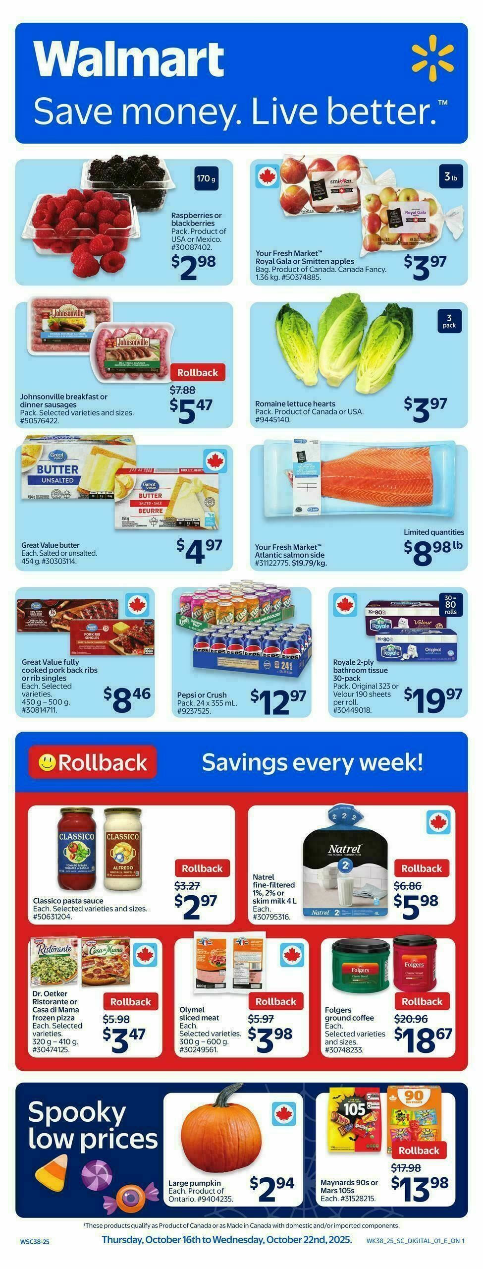 Walmart Flyer from October 16
