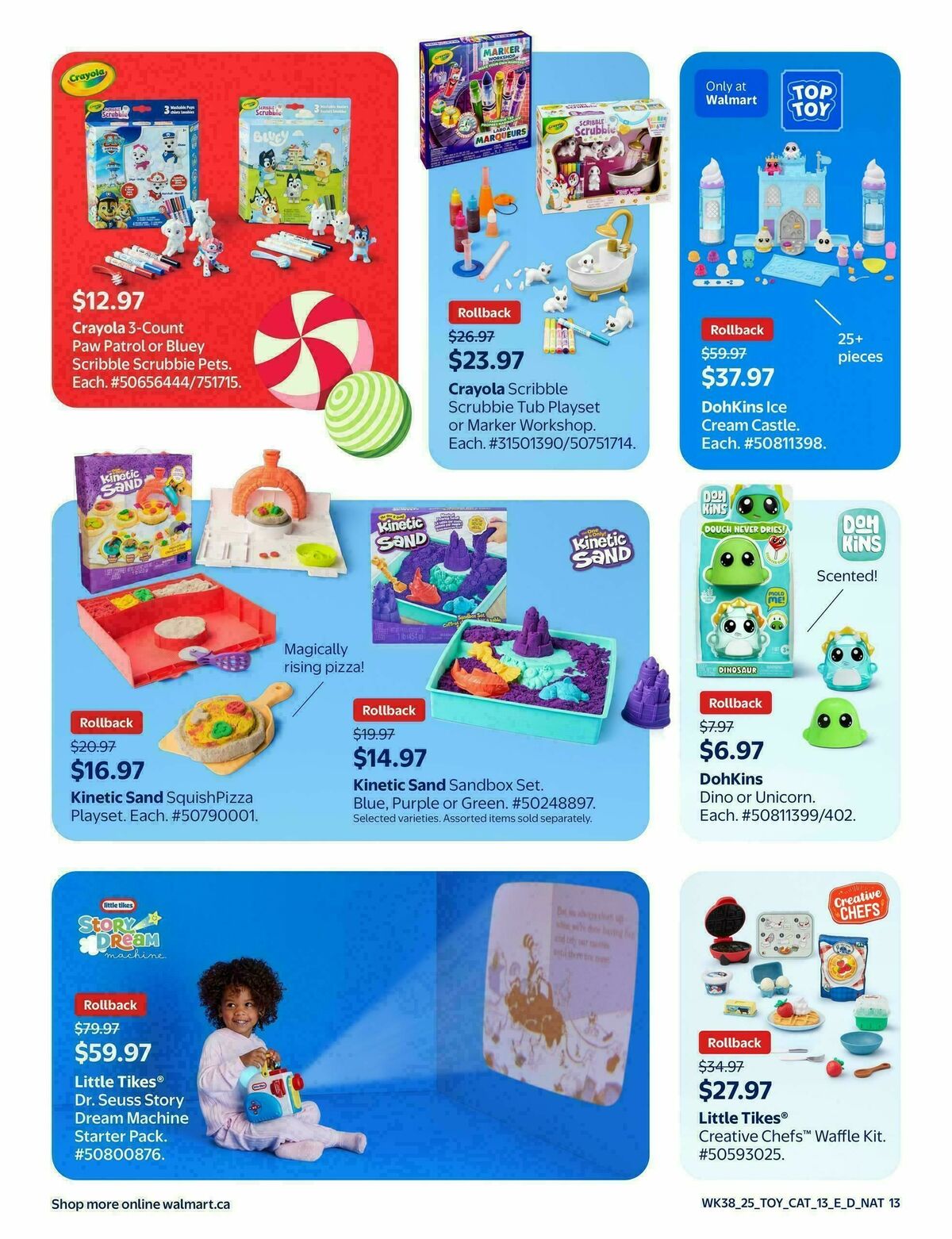 Walmart Toy Shop Flyer from October 16