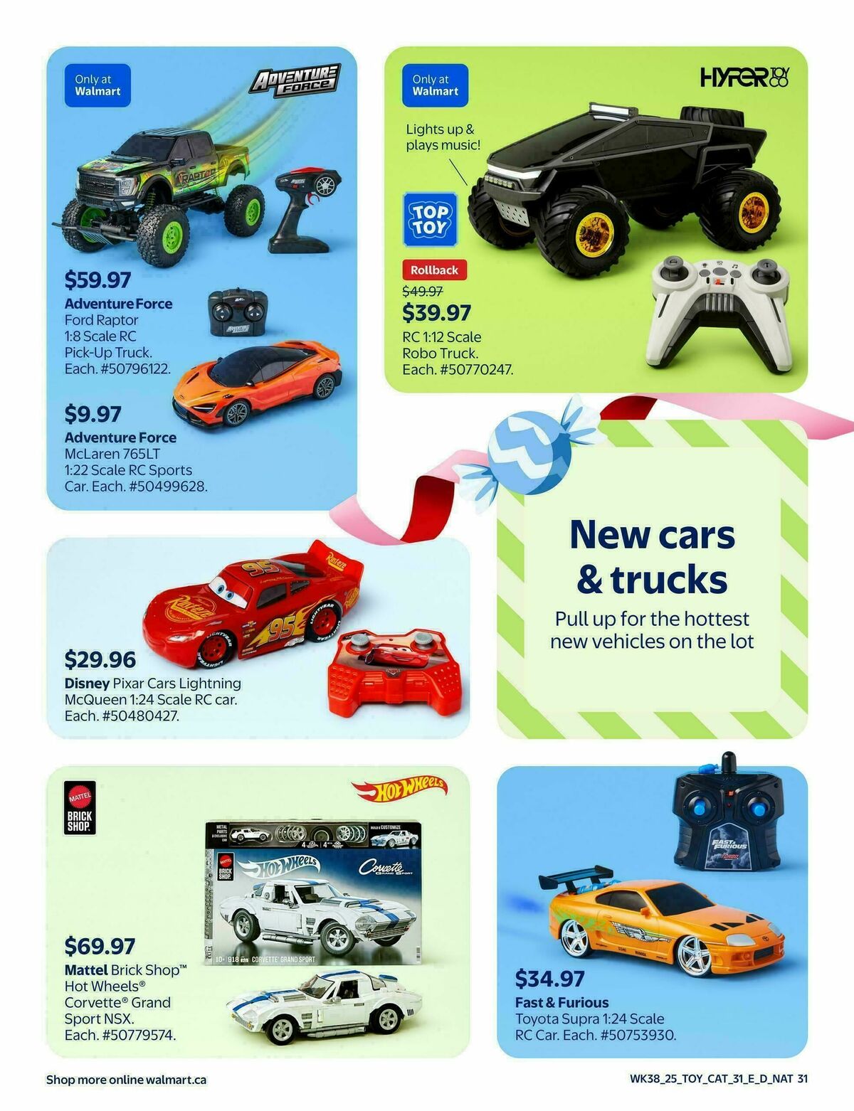 Walmart Toy Shop Flyer from October 16