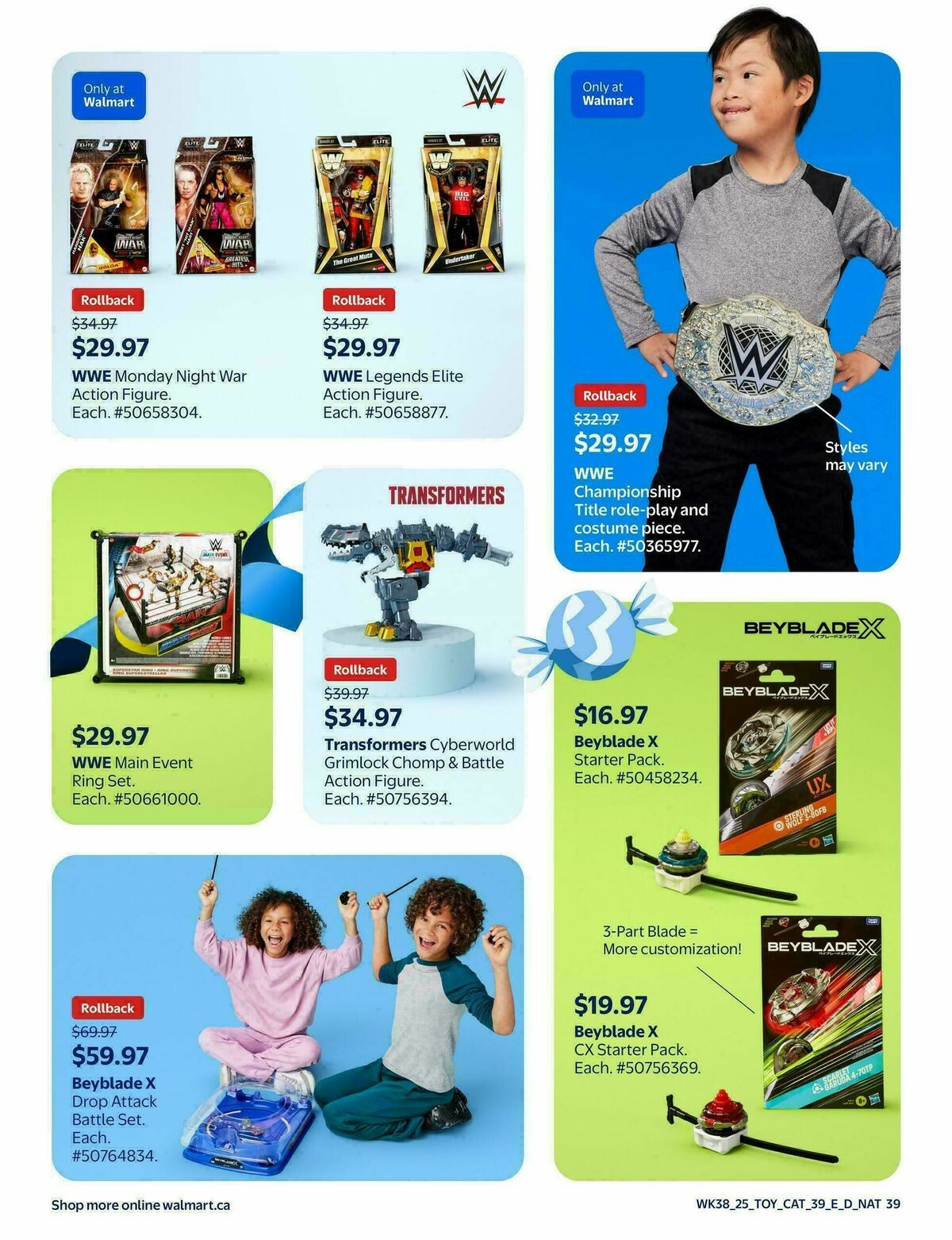Walmart Toy Shop Flyer from October 16