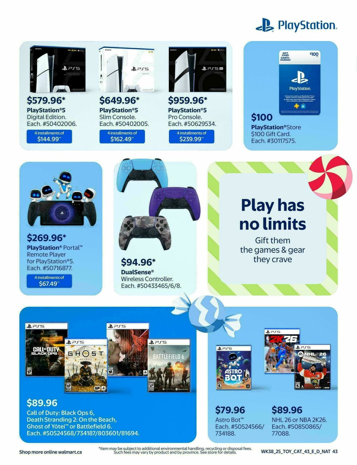Walmart Toy Shop Flyer from October 16
