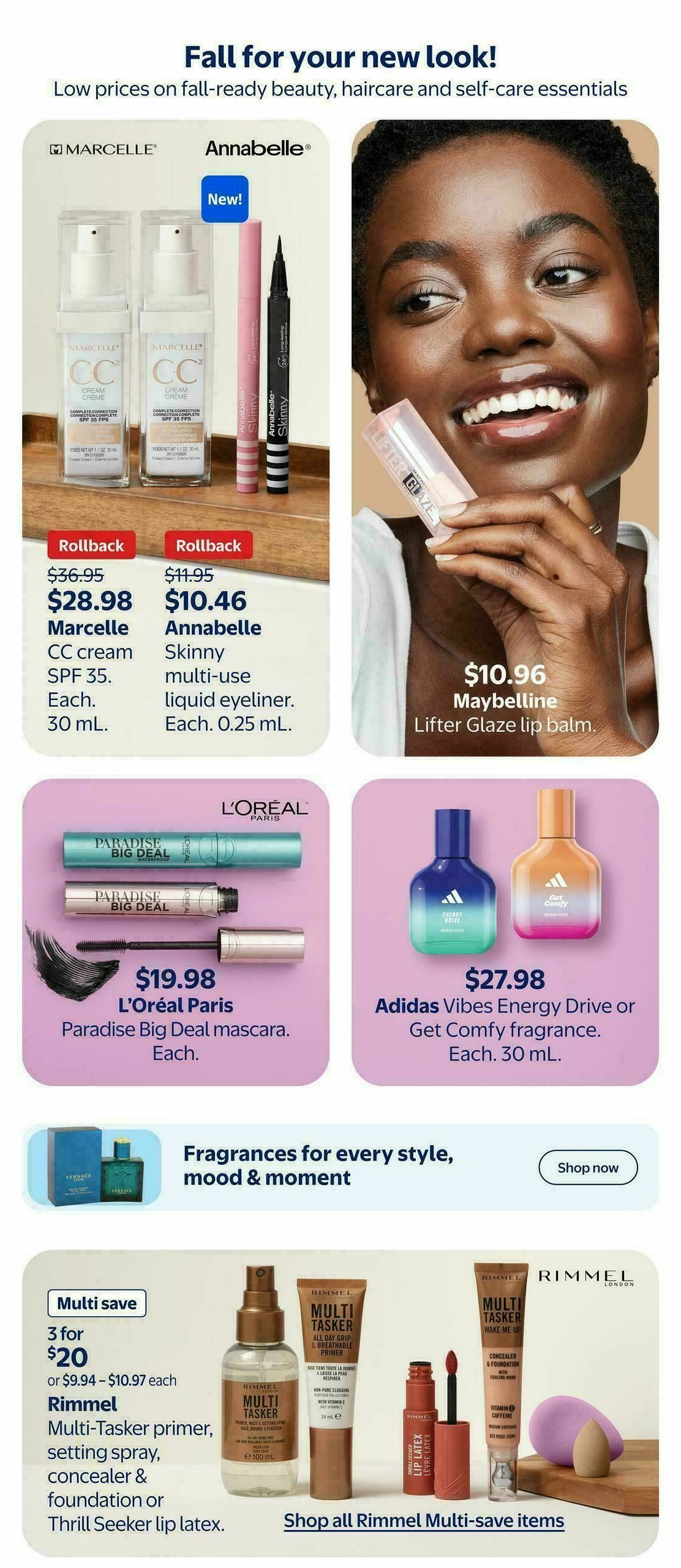 Walmart Fall Style for all Flyer from September 25