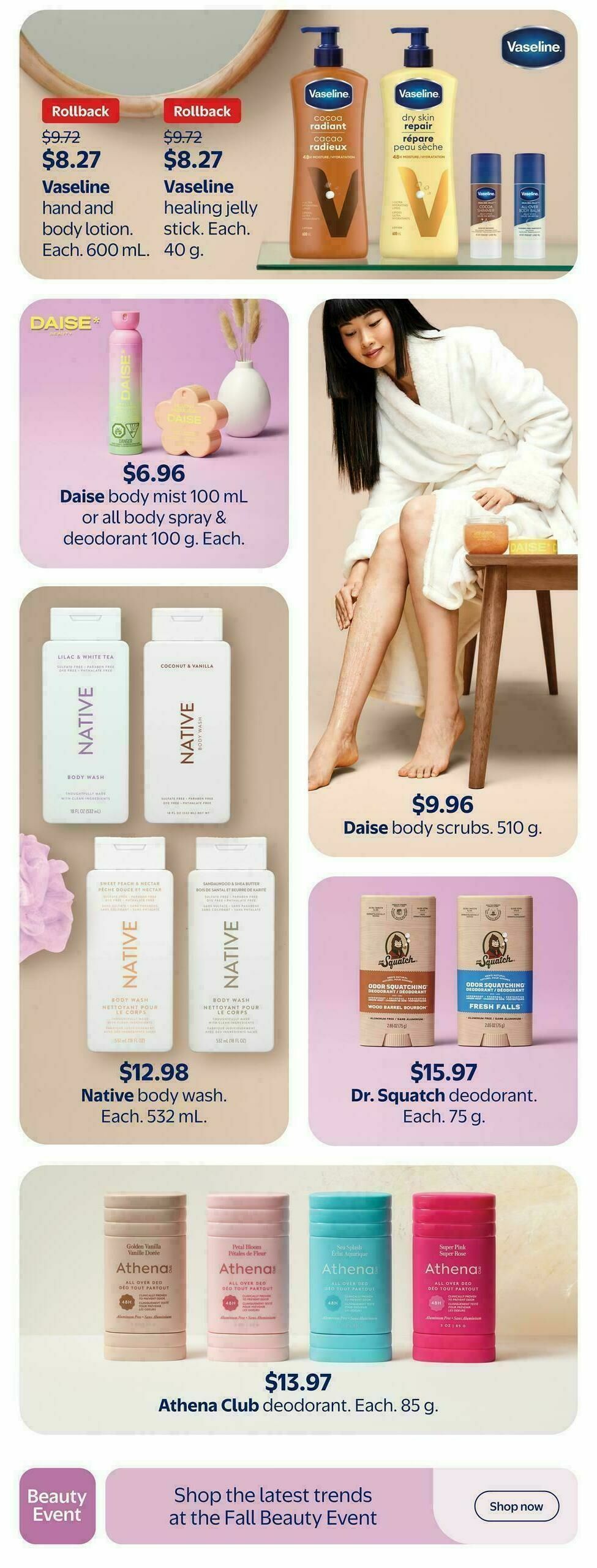 Walmart Fall Style for all Flyer from September 25