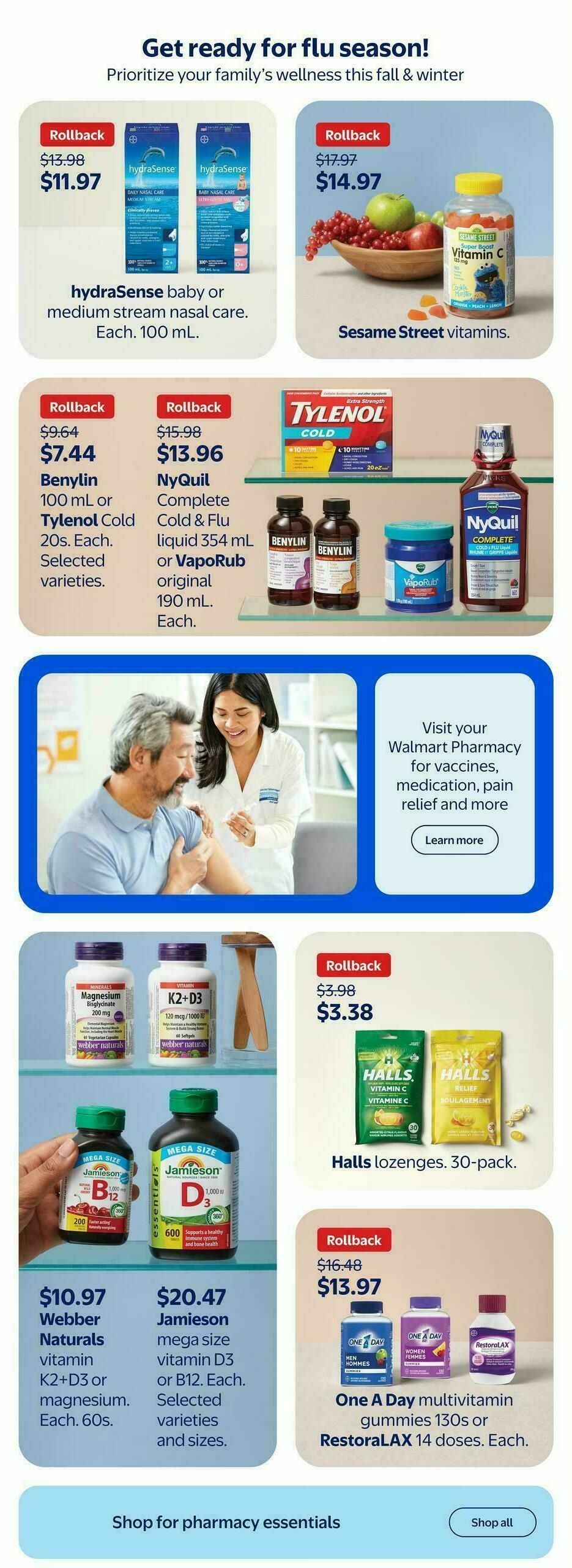 Walmart Fall Style for all Flyer from September 25