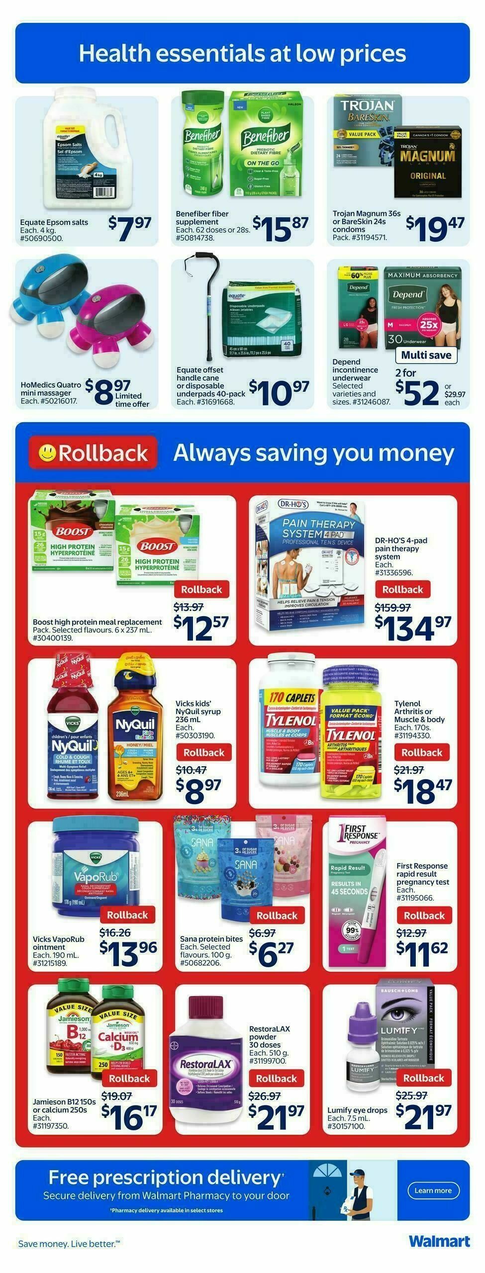 Walmart Flyer from October 30