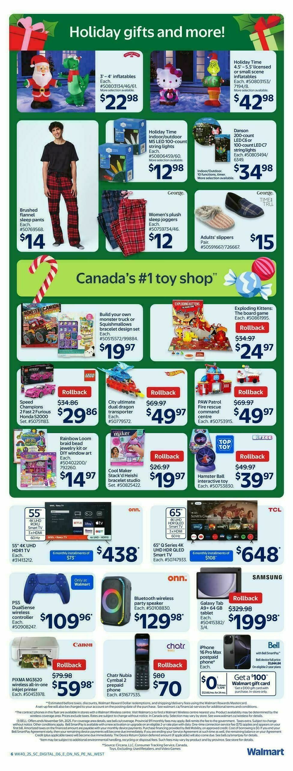 Walmart Flyer from October 30