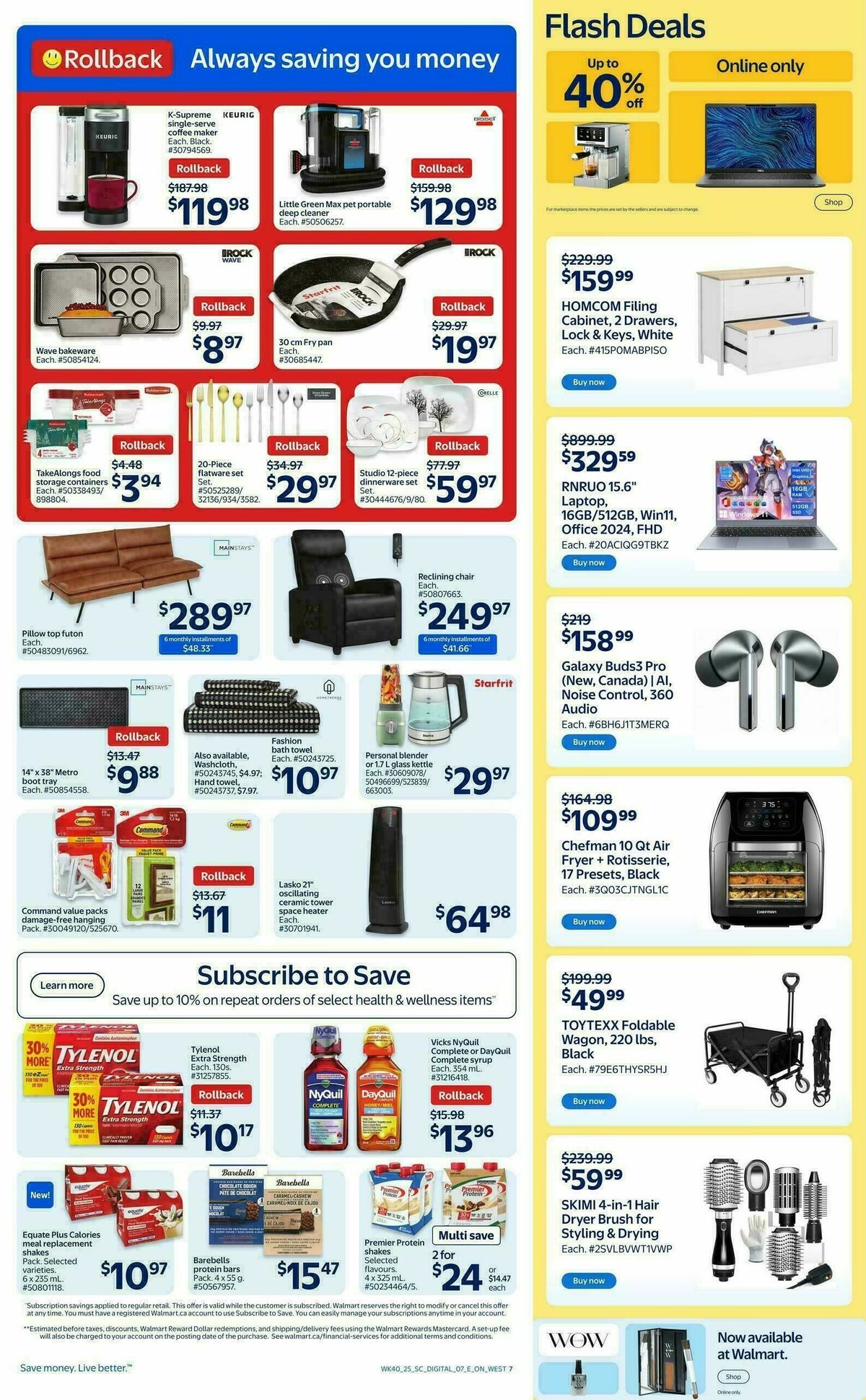 Walmart Flyer from October 30