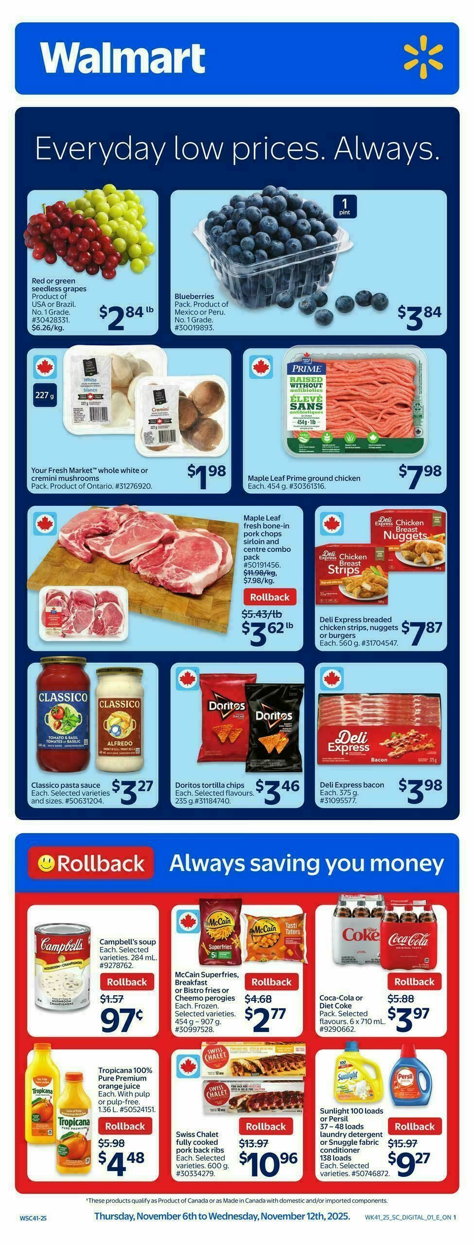 Walmart Flyer from November 6