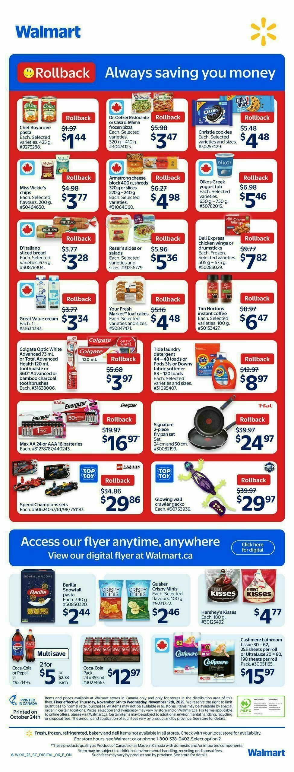 Walmart Flyer from November 6