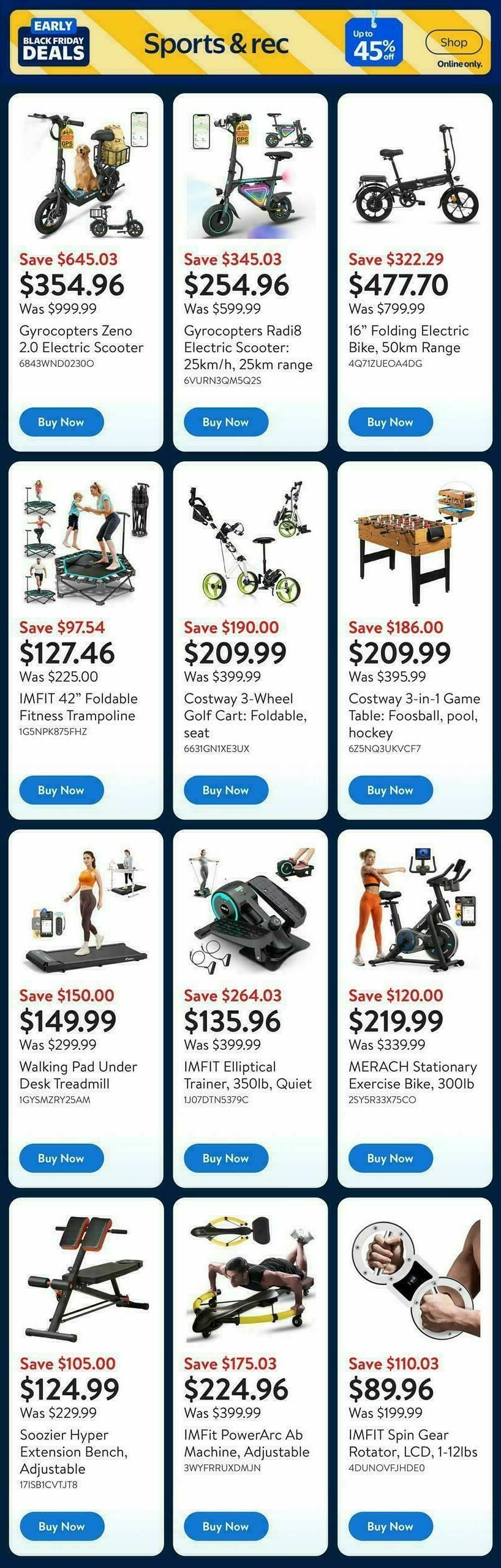 Walmart Early Black Friday Flyer from November 6