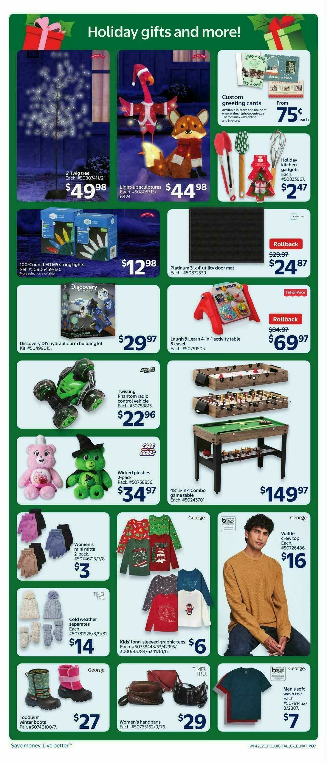 Walmart Black Friday Flyer from November 13