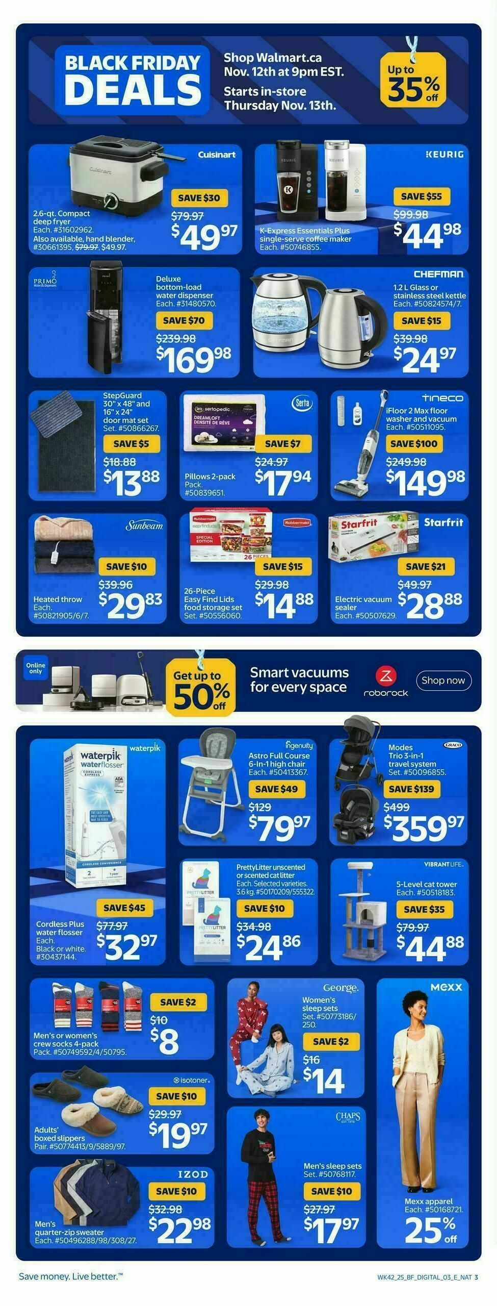 Walmart Black Friday Flyer from November 13