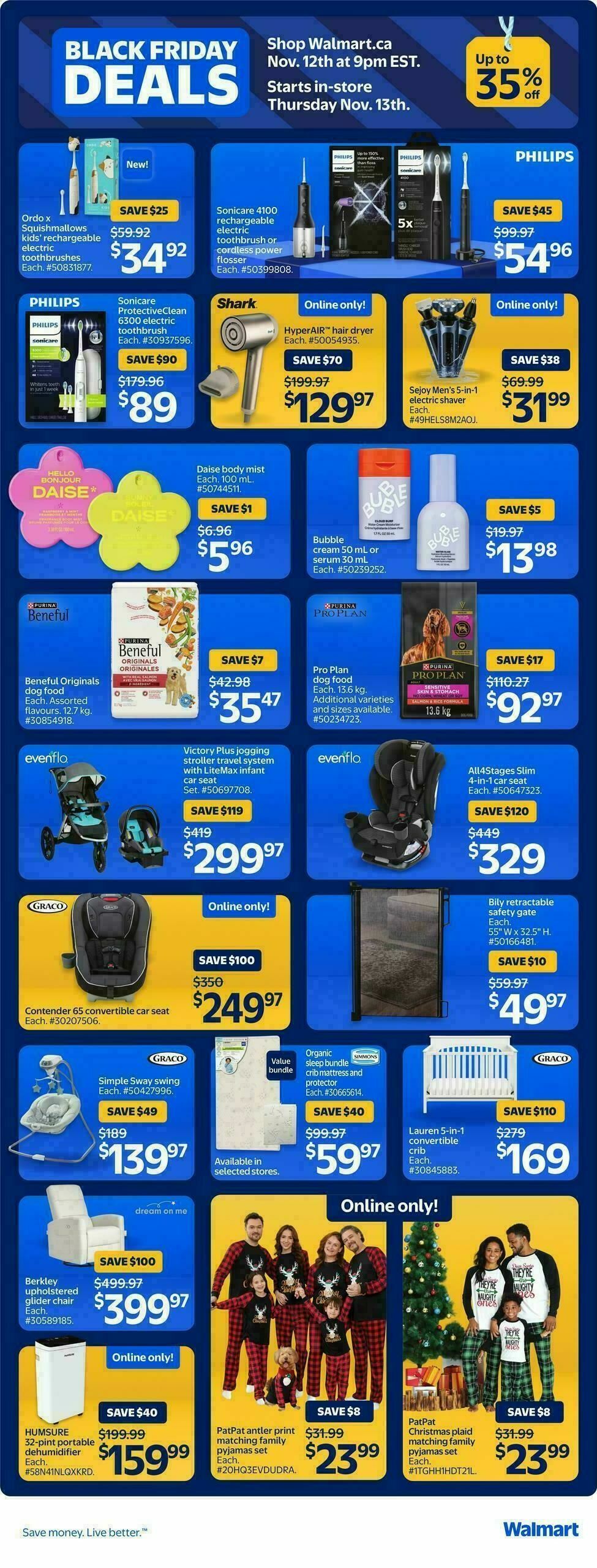 Walmart Black Friday Flyer from November 13