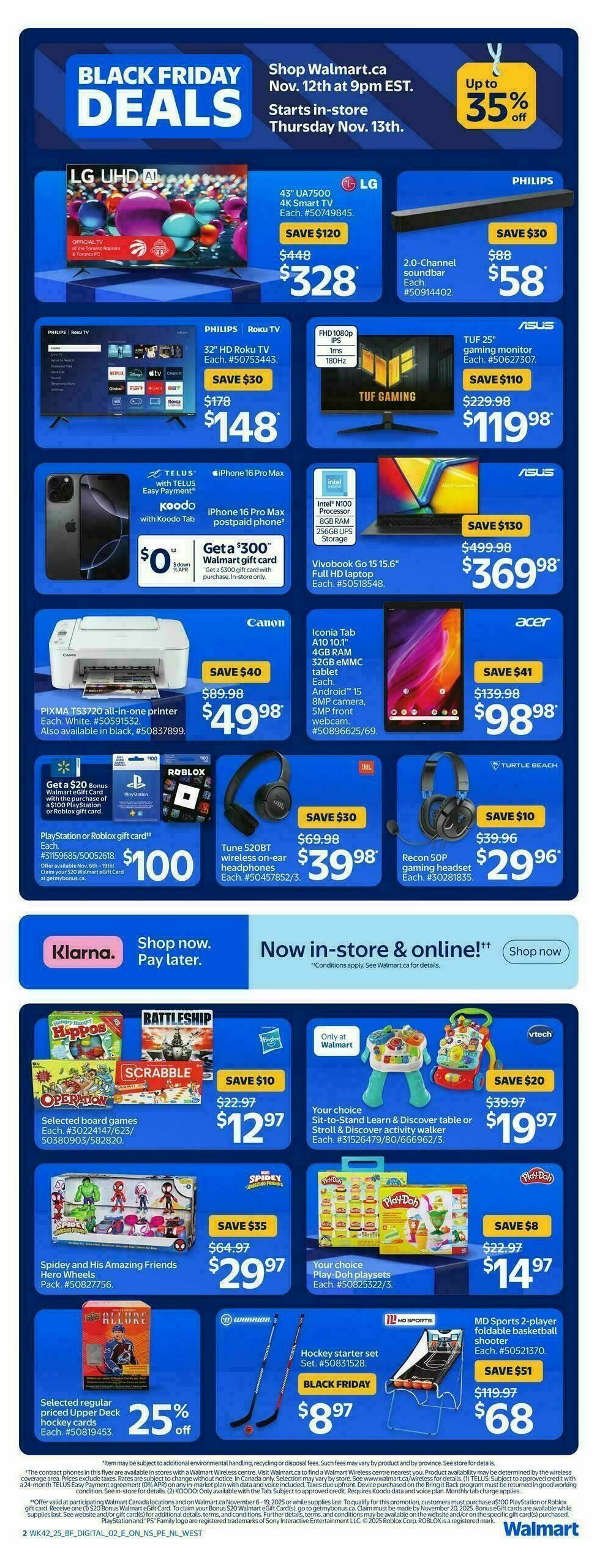 Walmart Flyer from November 13