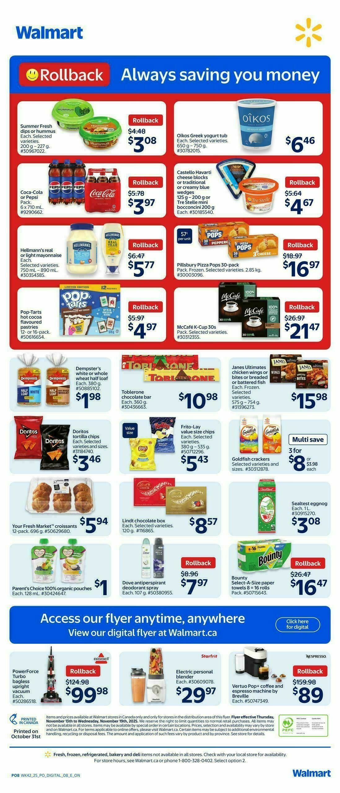 Walmart Flyer from November 13