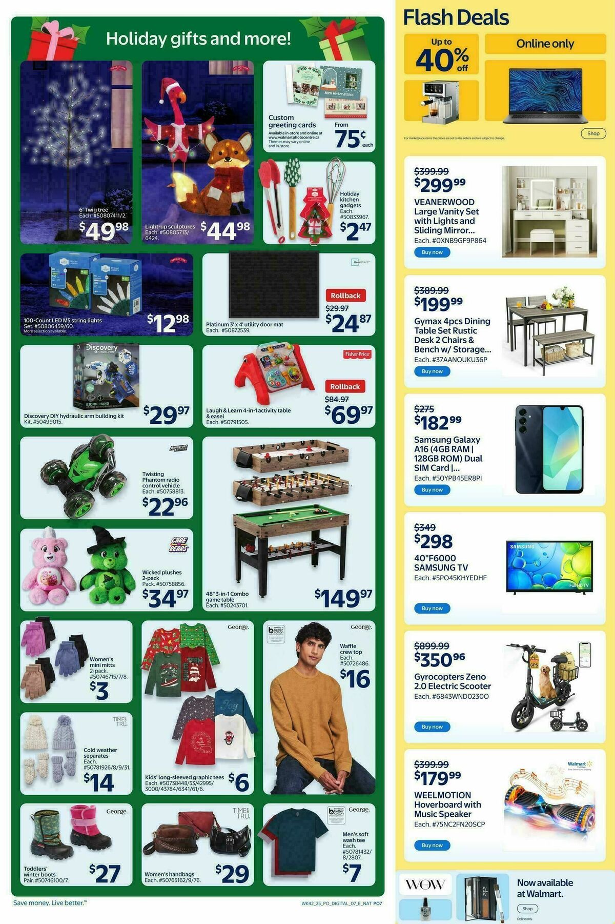 Walmart Flyer from November 13