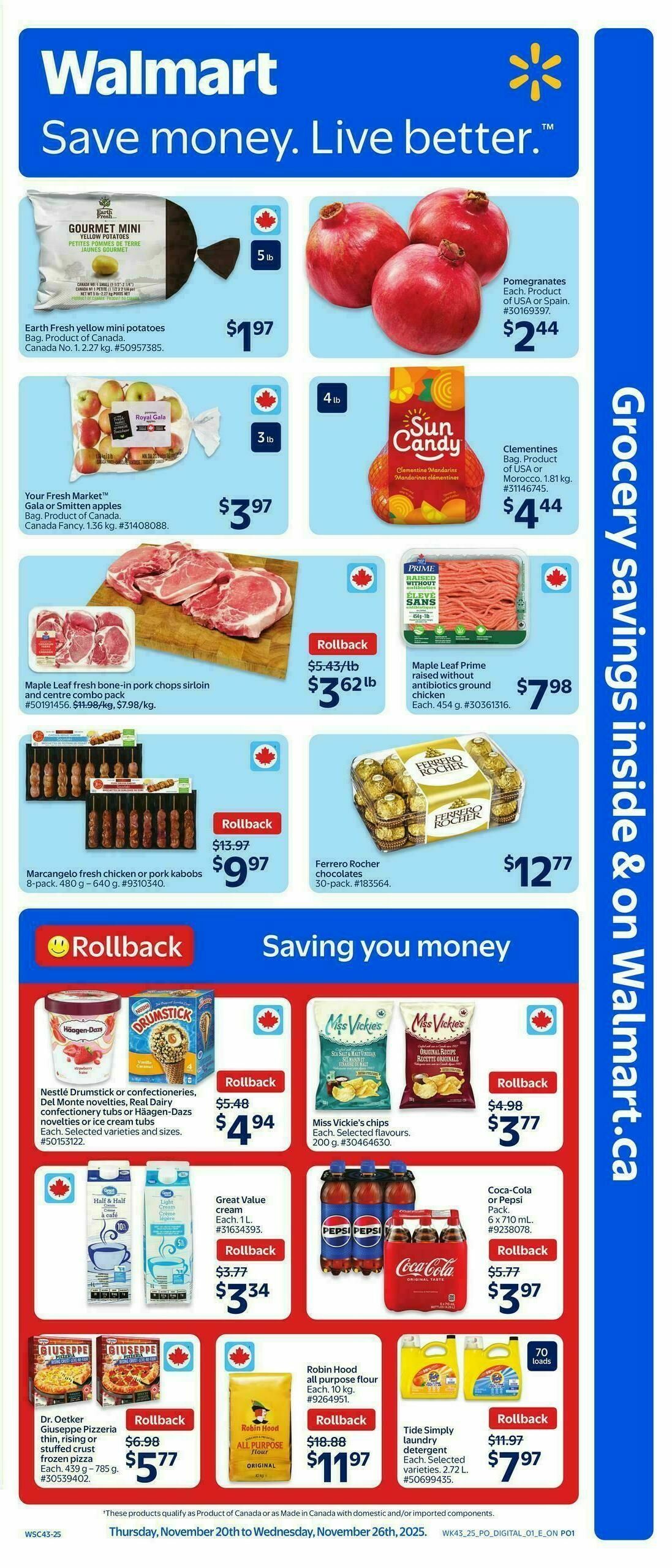 Walmart Black Friday Flyer from November 20
