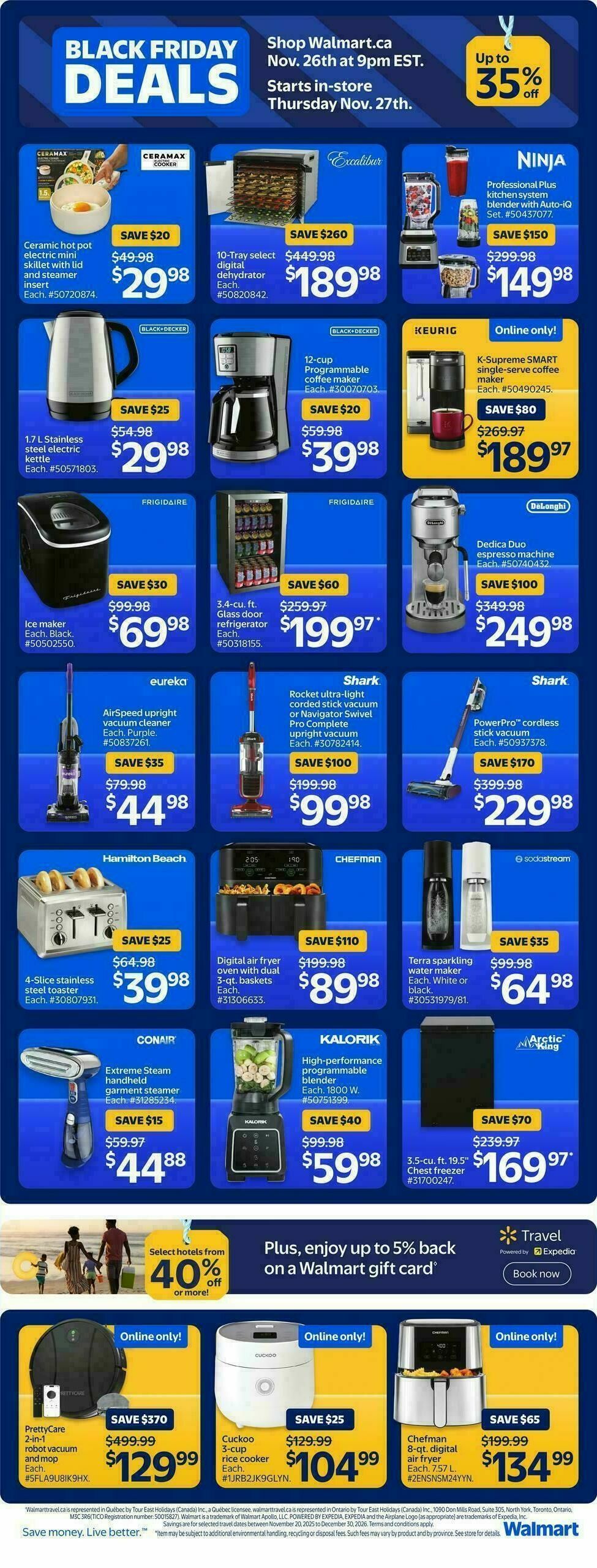 Walmart Black Friday Flyer from November 27