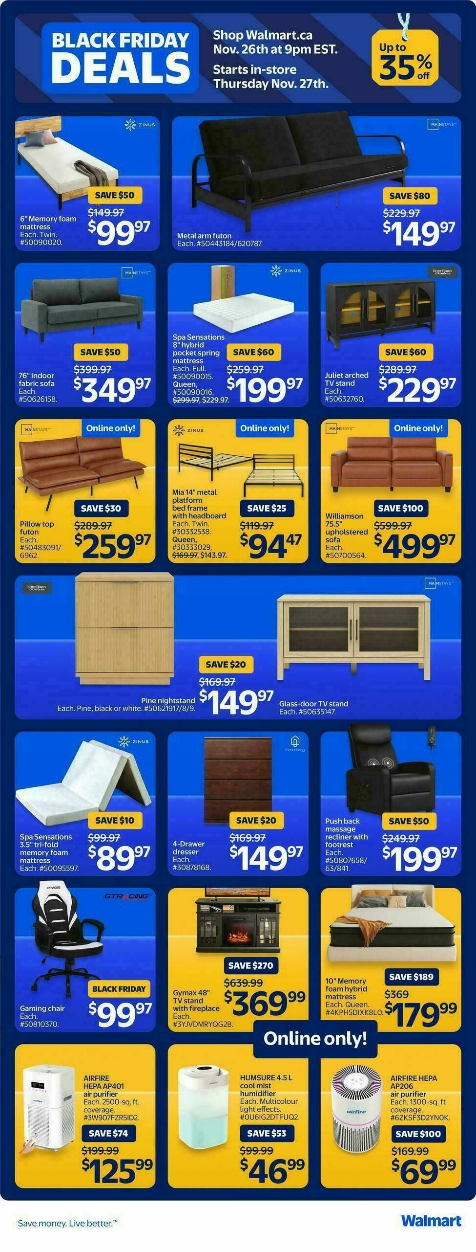 Walmart Black Friday Flyer from November 27
