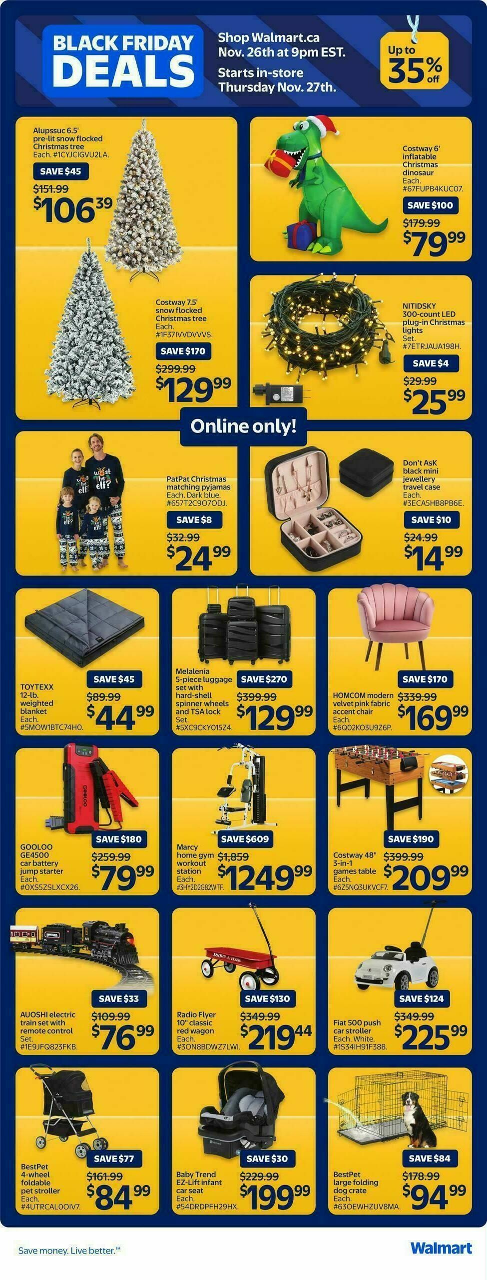 Walmart Black Friday Flyer from November 27