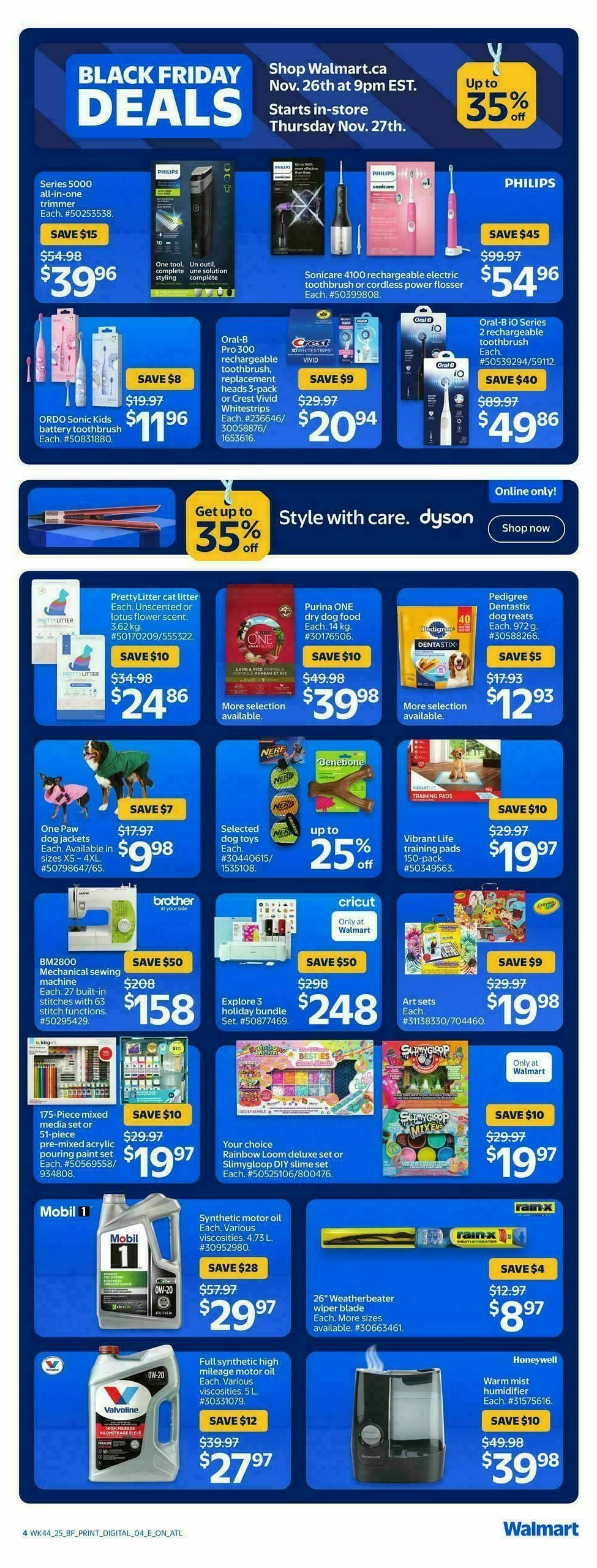 Walmart Black Friday Flyer from November 27