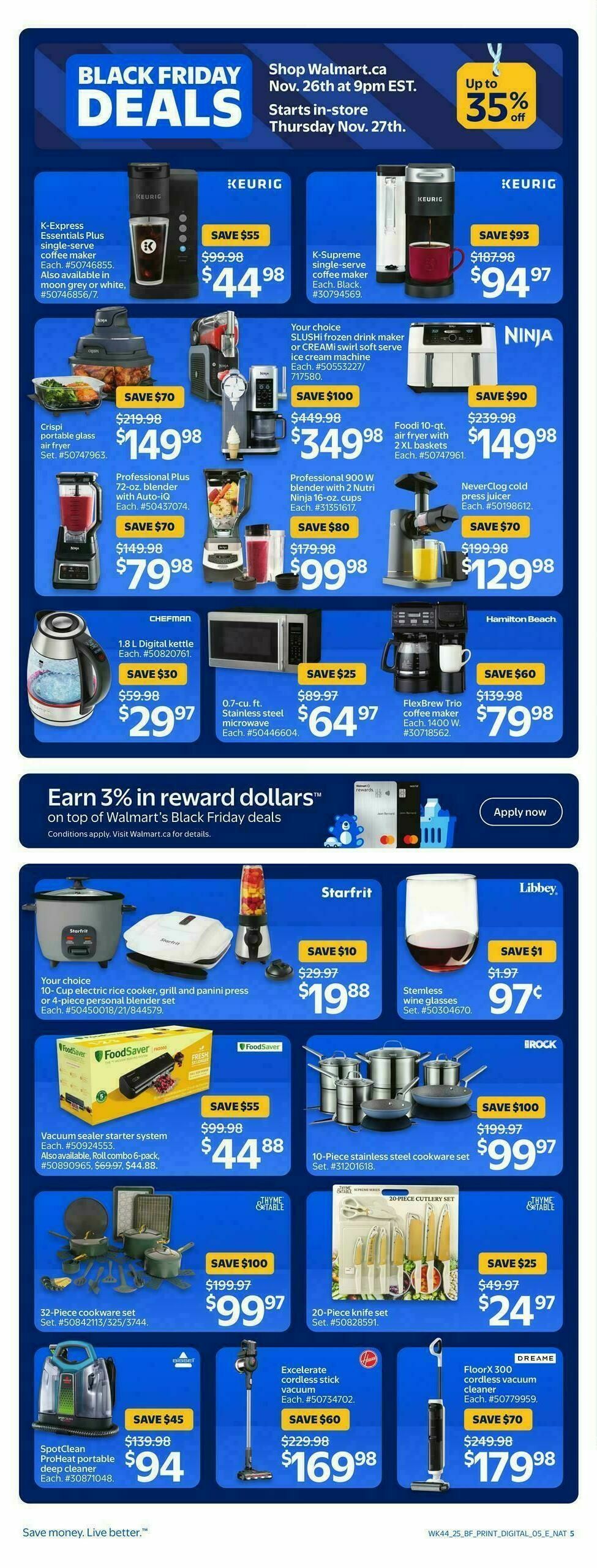 Walmart Black Friday Flyer from November 27