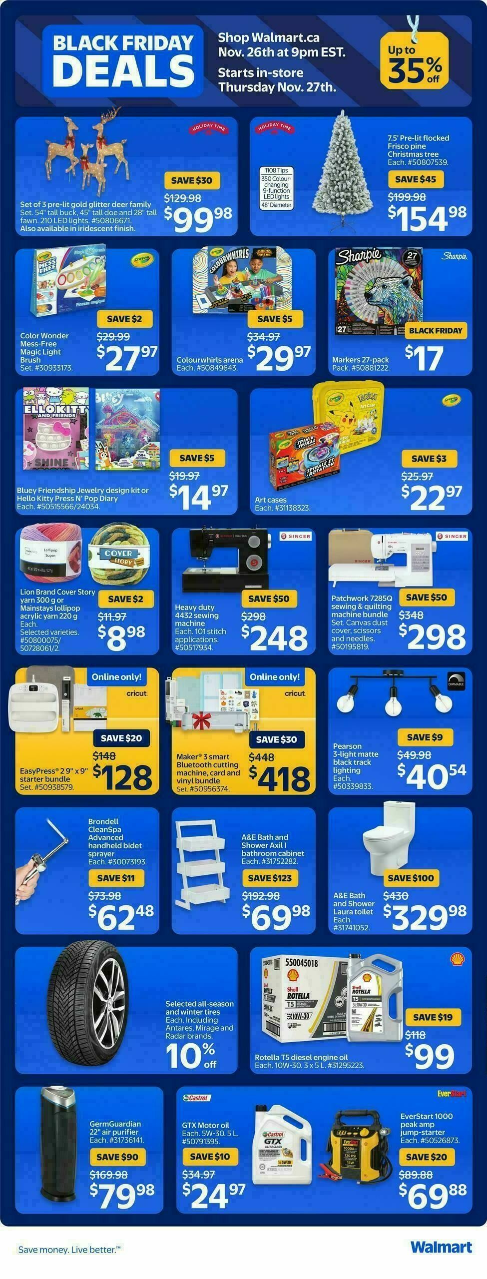 Walmart Black Friday Flyer from November 27