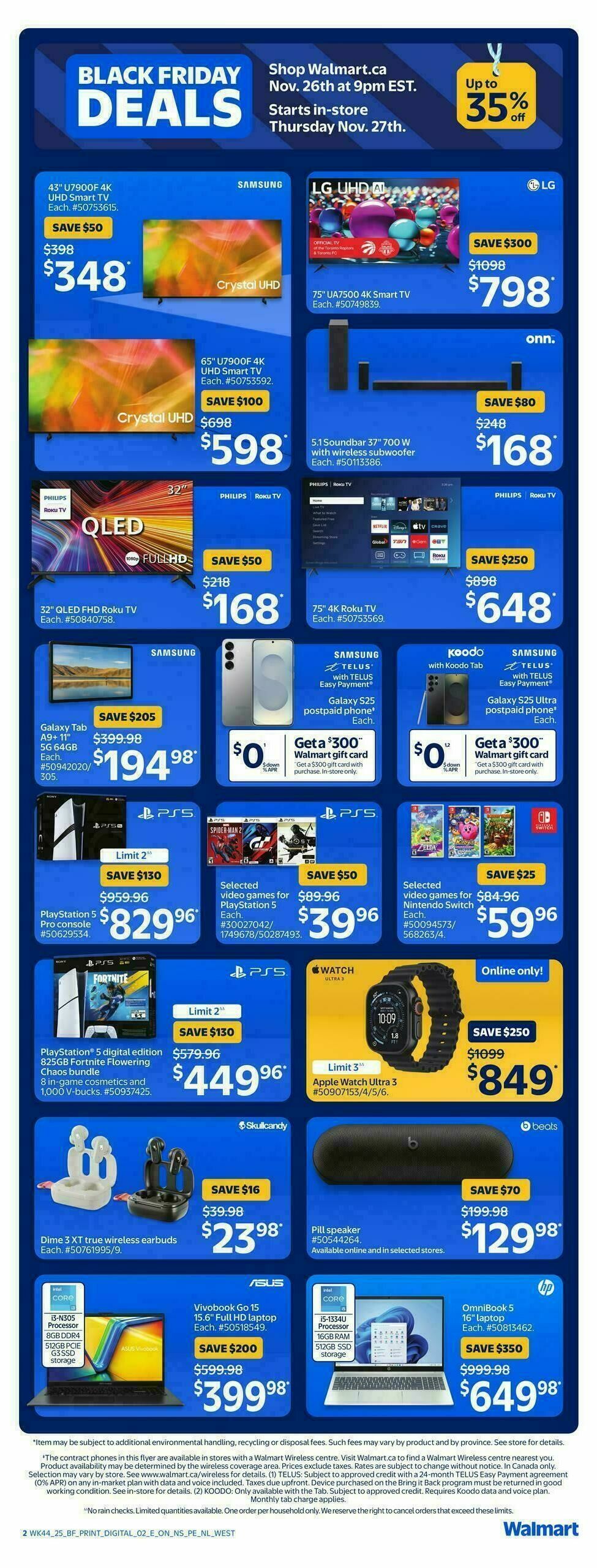 Walmart Flyer from November 27
