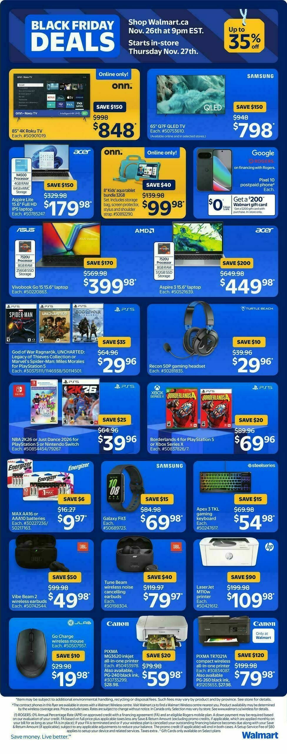 Walmart Flyer from November 27