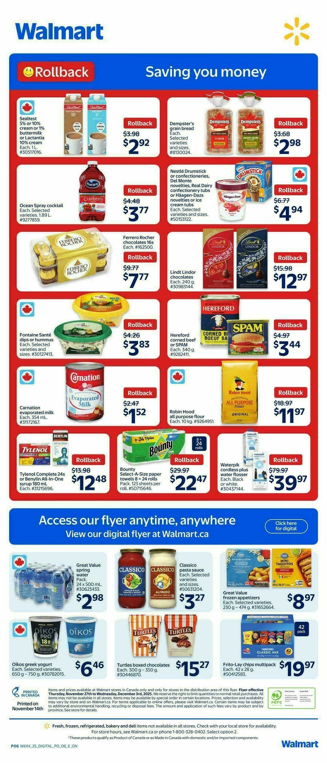 Walmart Flyer from November 27