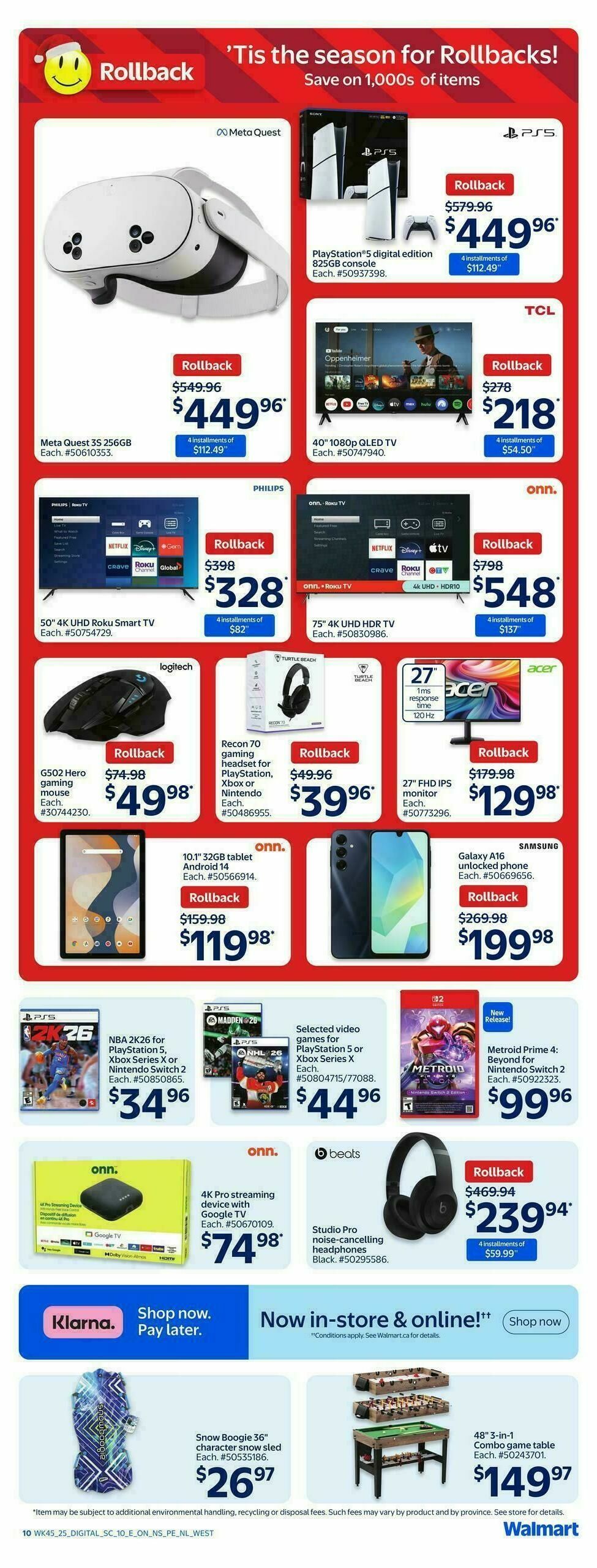 Walmart Flyer from December 4