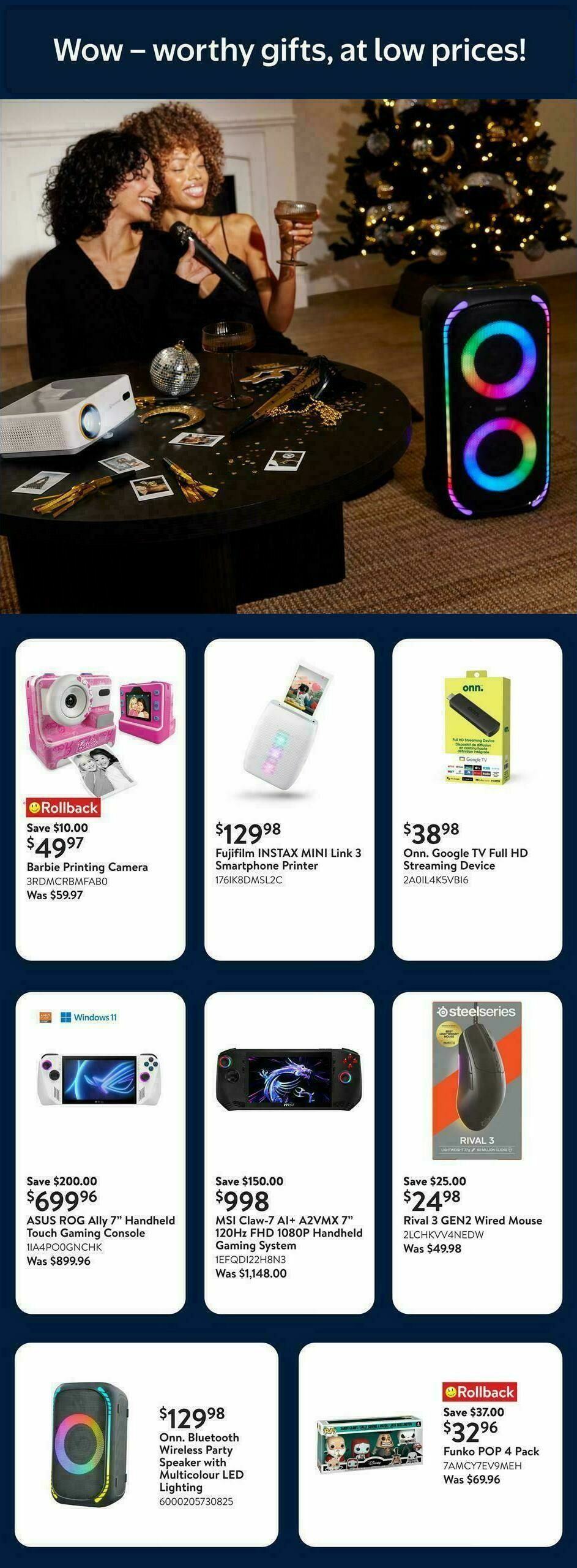 Walmart Gifting Guide Flyer from December 4