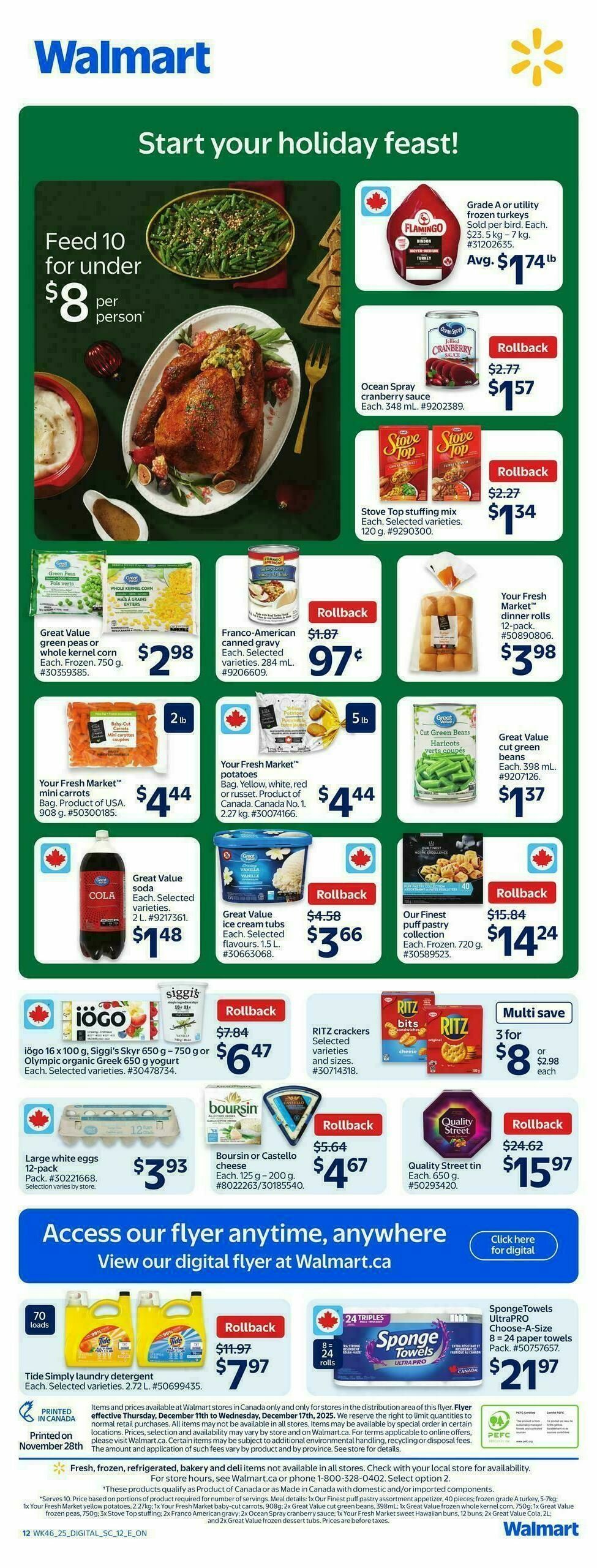 Walmart Flyer from December 11