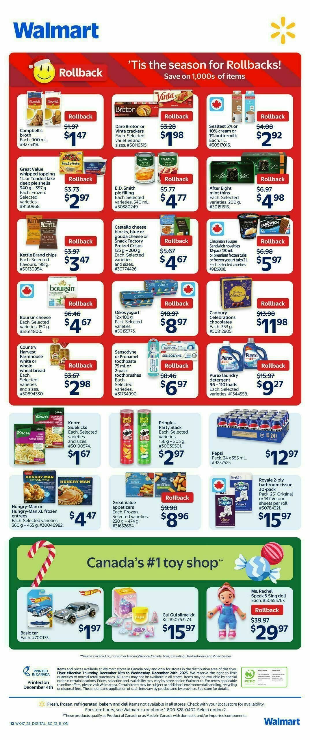 Walmart Flyer from December 18