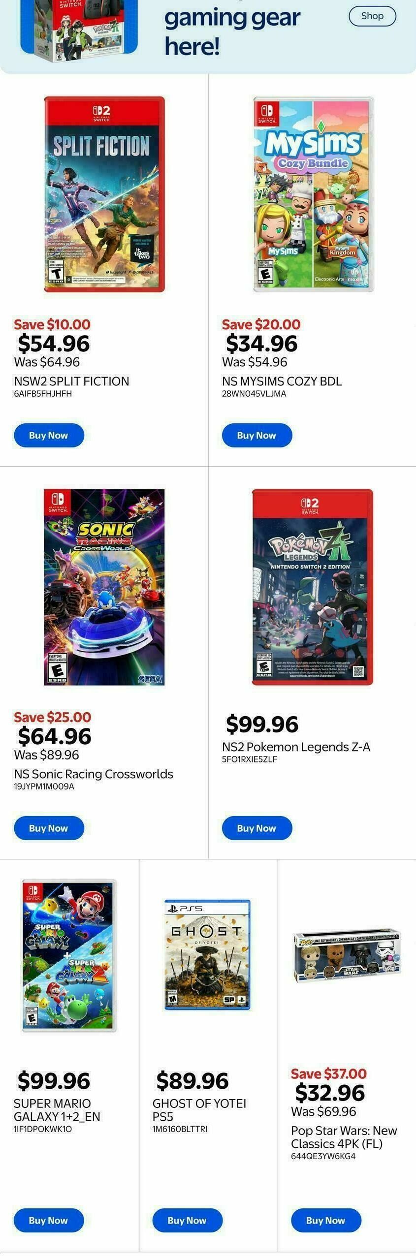 Walmart Gaming Guide Flyer from December 18