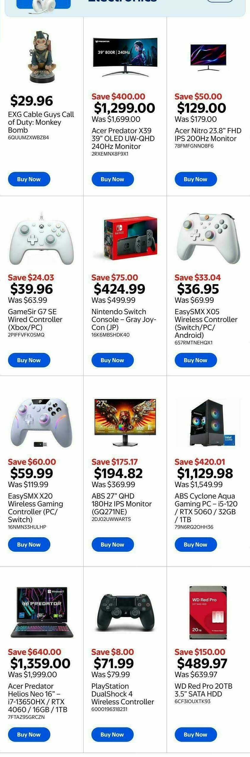 Walmart Gaming Guide Flyer from December 18