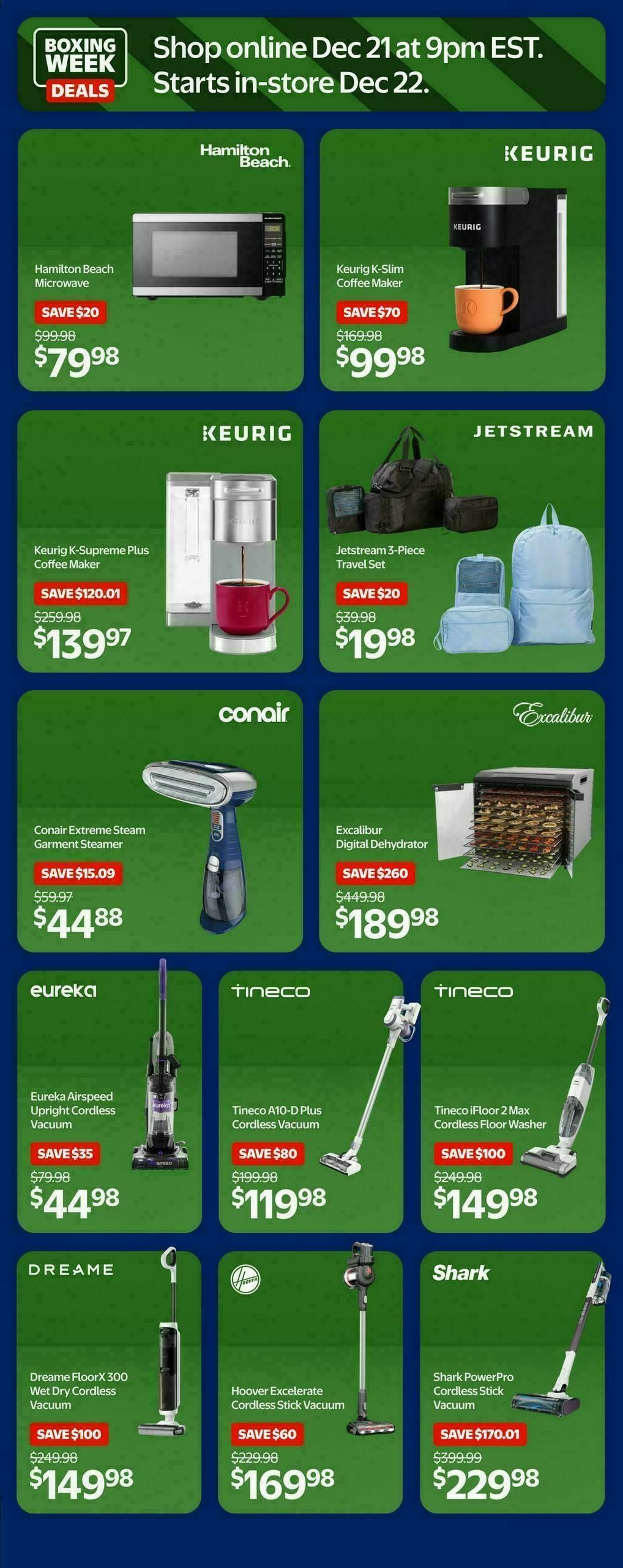 Walmart Boxing Week Deals Flyer from December 22
