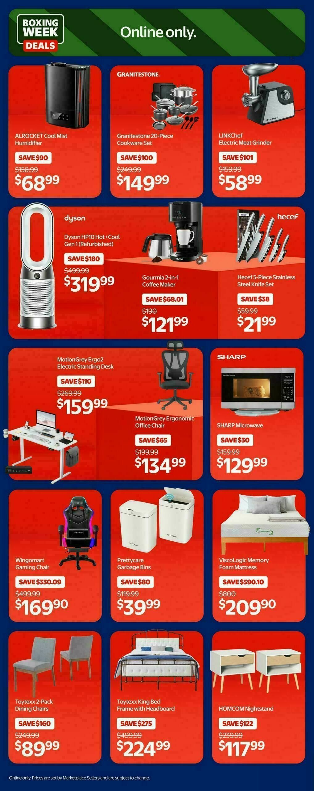 Walmart Boxing Week Deals Flyer from December 22