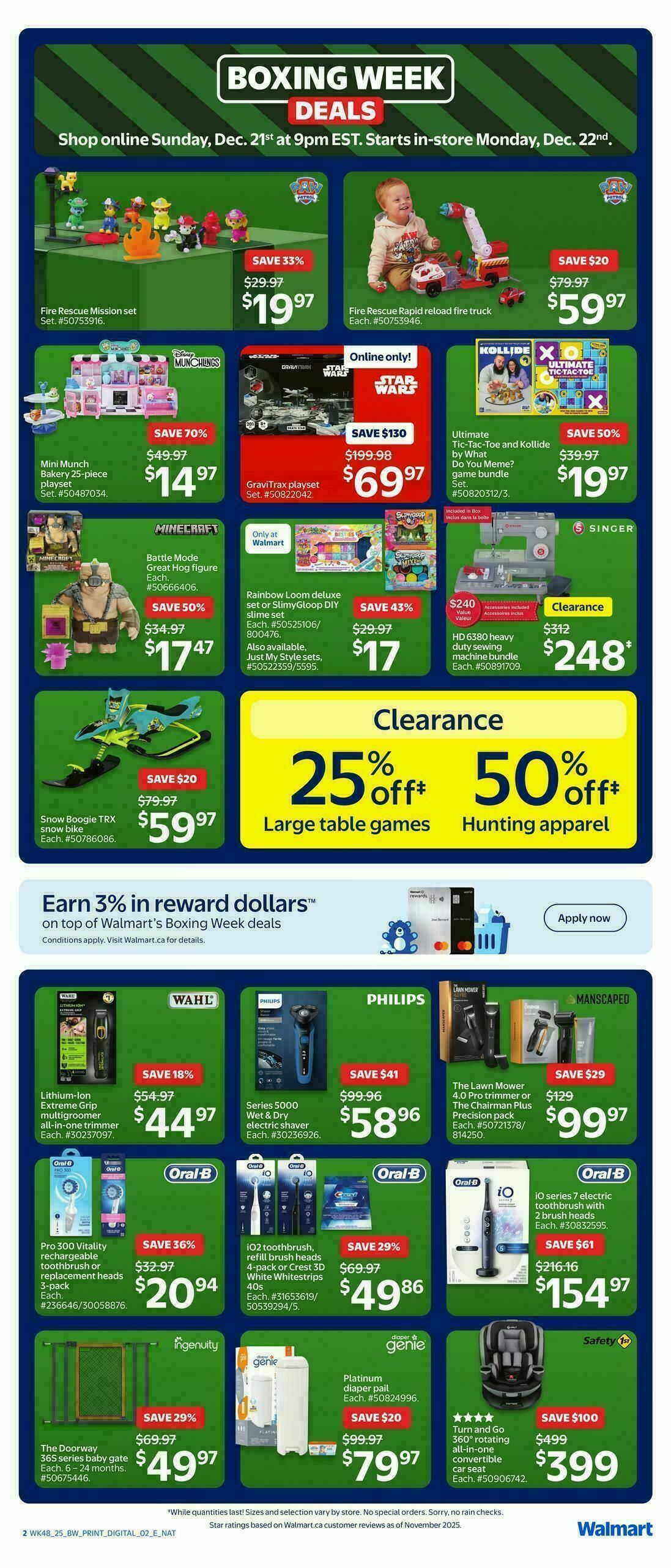 Walmart Flyer from December 25