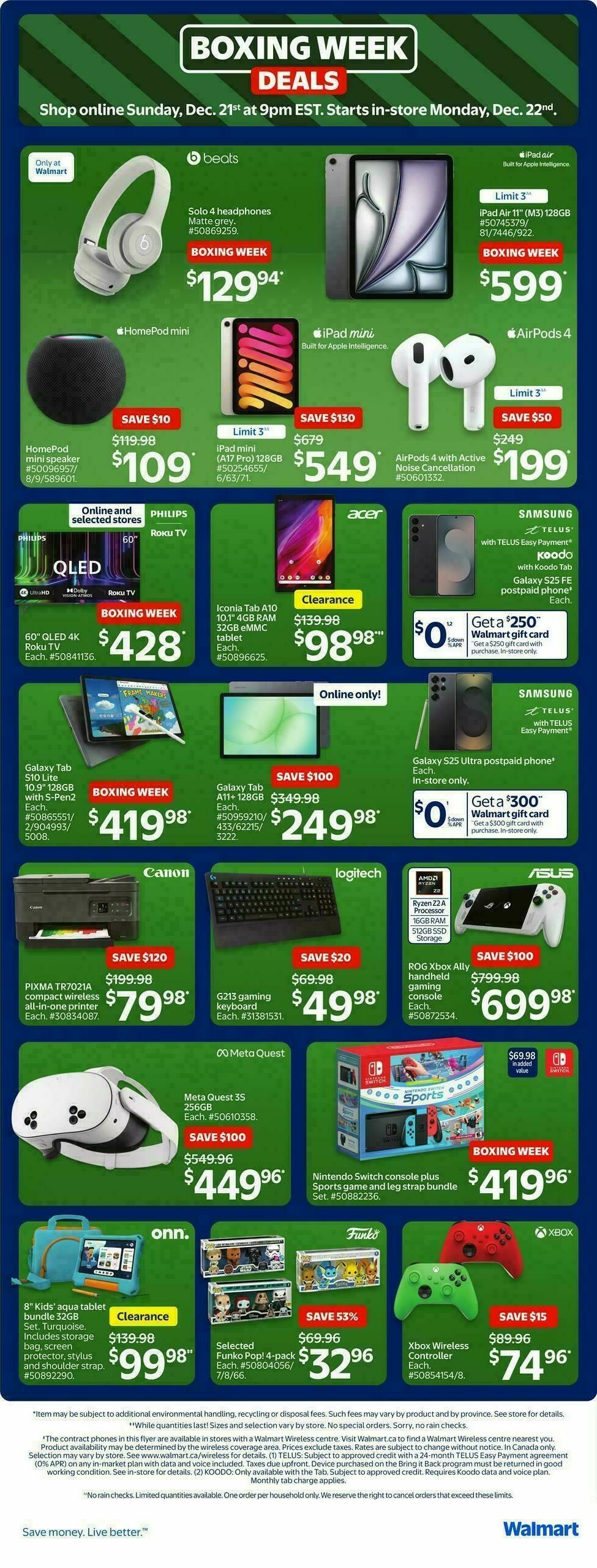 Walmart Flyer from December 25