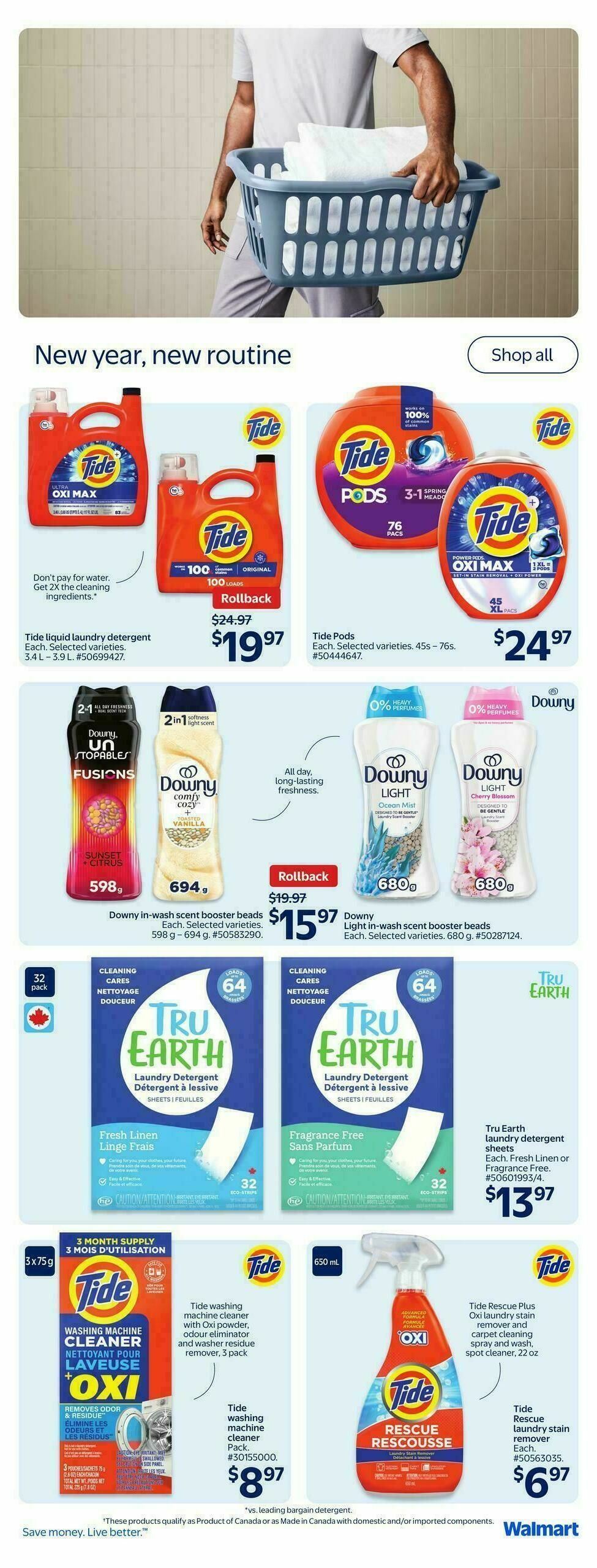 Walmart Flyer from January 1