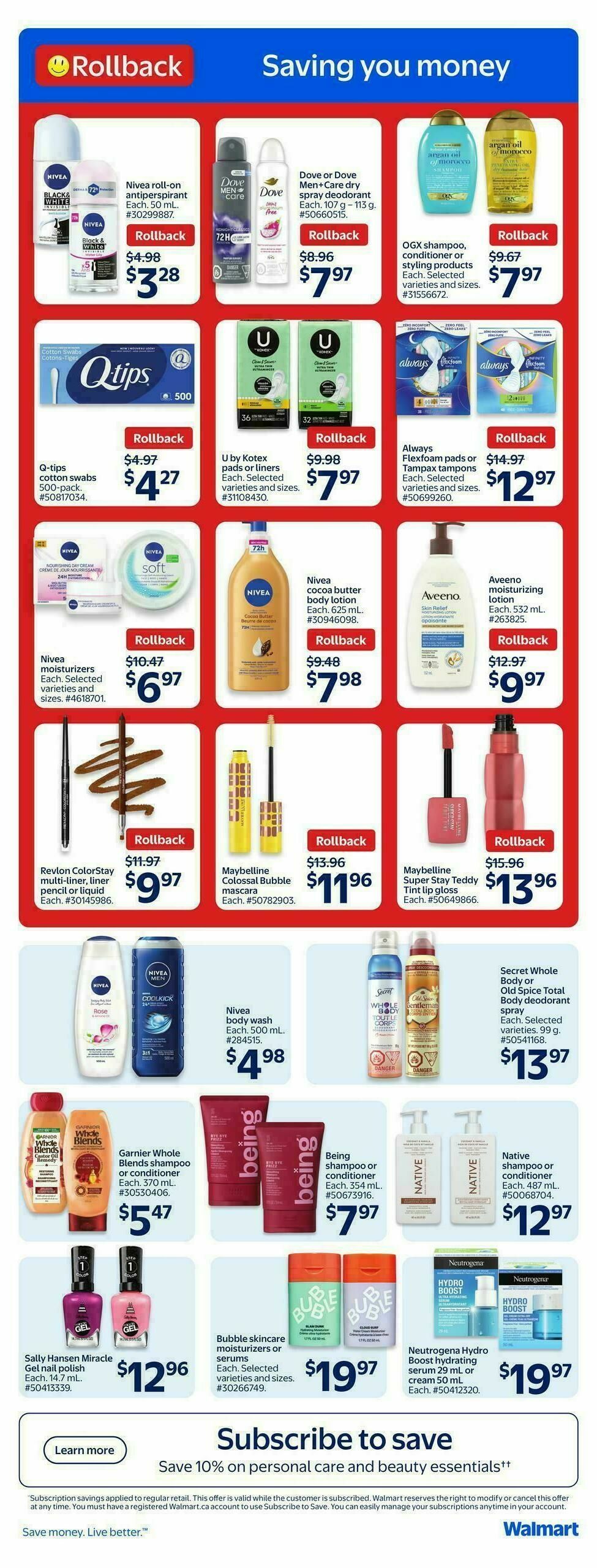 Walmart Flyer from January 1