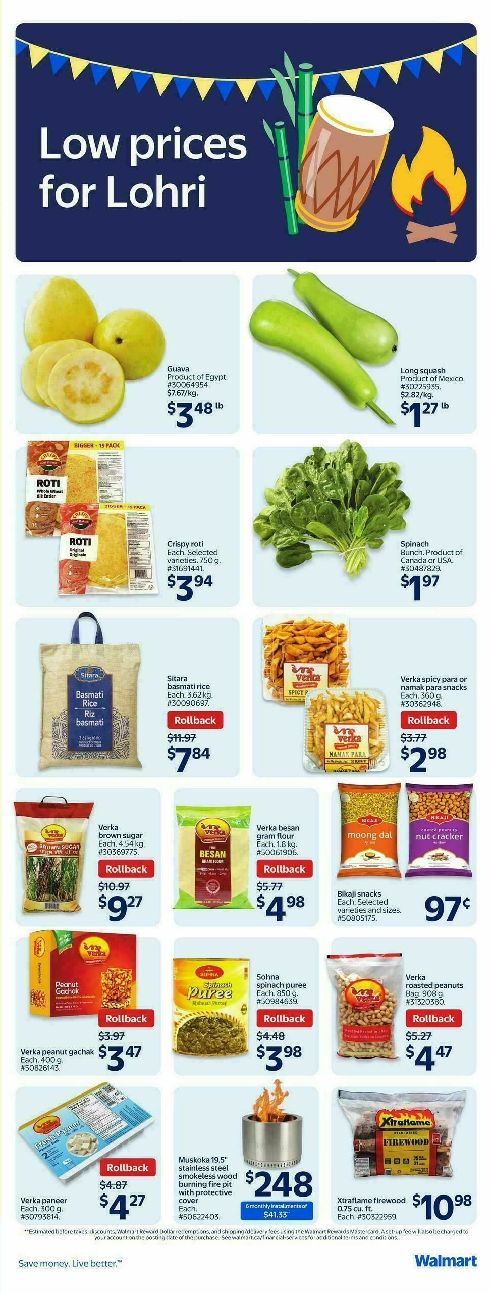 Walmart Flyer from January 1