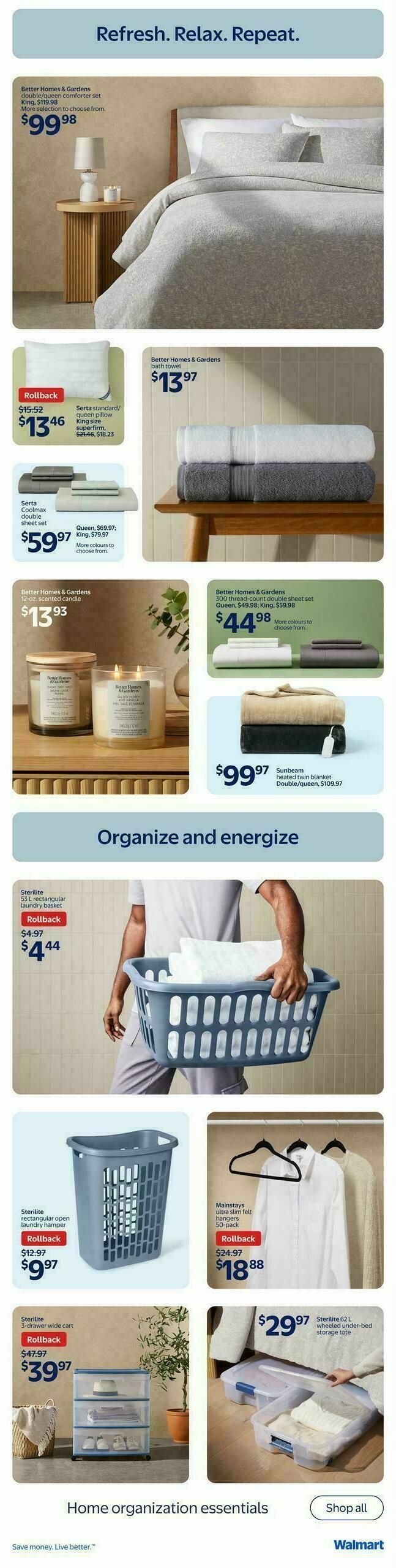 Walmart Start fresh for less Flyer from January 1